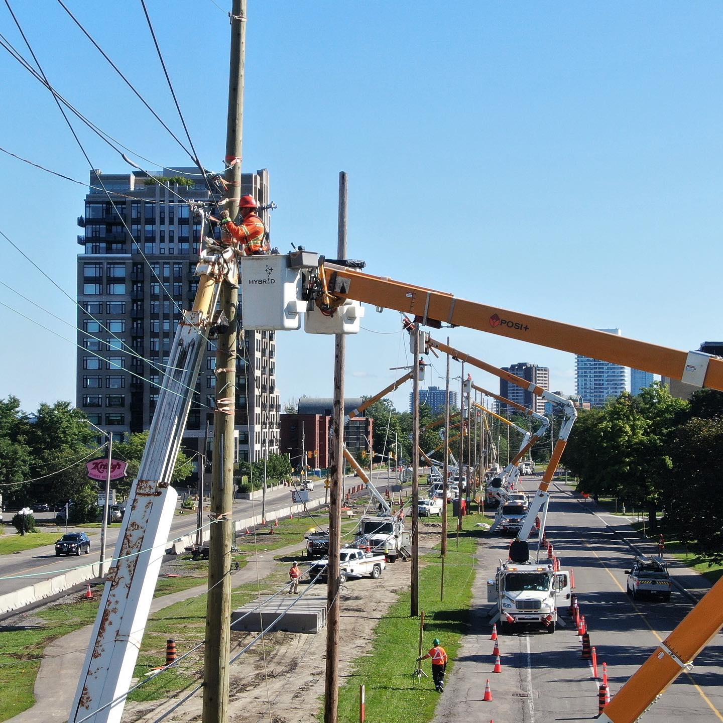 hydro-poles