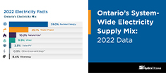 Ontario’s System-Wide Electricity Supply Mix: 2022 Data
