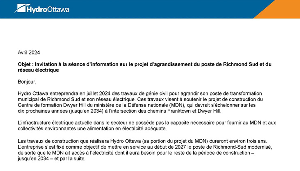 customer notification