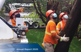 Cover photo of Hydro Ottawa's 2020 Annual Report