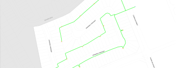 Map of Bilberry Cable Replacement Project